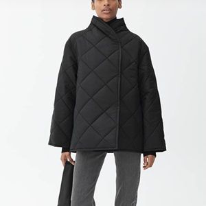 Arket Quilted Shawl Collar Jacket 